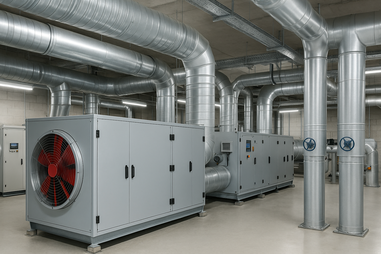 Modern HVAC Installation